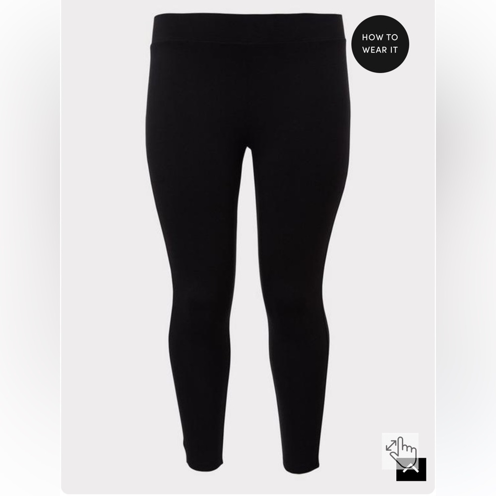 Crop Signature Waist Premium Legging *Never Worn*